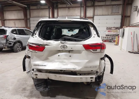2018 Toyota Highlander Limited Platinum z USA, uszkodzony, nr VIN 5TDDZRFH3JS827093